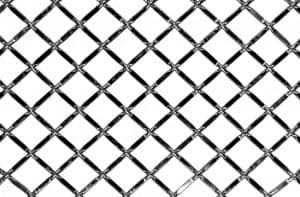 1214 F Decorative Wire Grille, Antique Brass