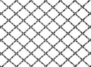 Kent Design Decorative Wire Grille, 1215C Series, Black, 48" x 72"