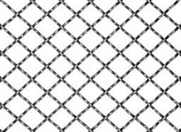 Kent Design Decorative Wire Grille, 1215C Series, Black, 48" x 72"