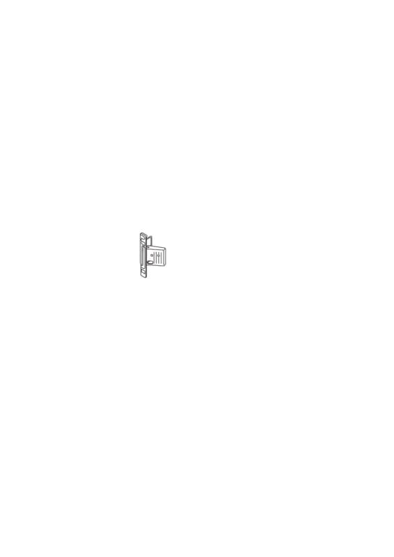 Blum METABOX Front Fixing Bracket, Screw-On