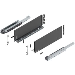 20" Legrabox Drawer System C Height, 7", 125lb Capacity Full-Extension with BLUMOTION, Orion Gray