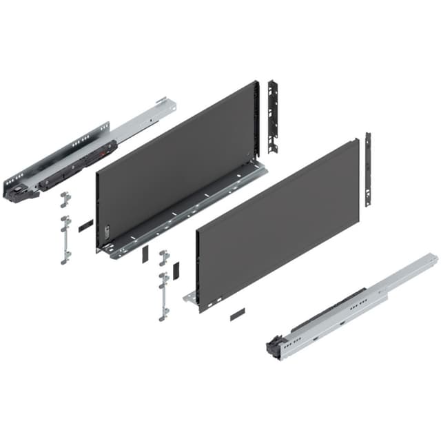 Blum LEGRABOX Drawer System, F-Height, Orion Gray