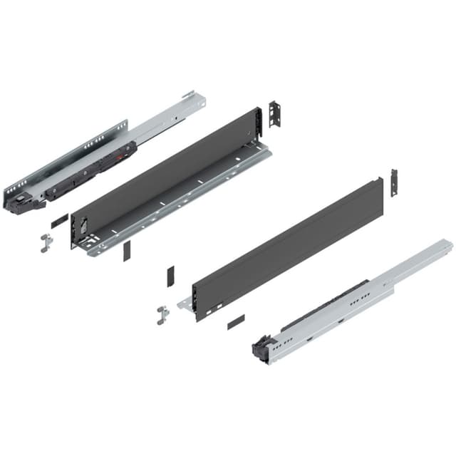 Blum LEGRABOX Drawer System, M-Height, Orion Gray