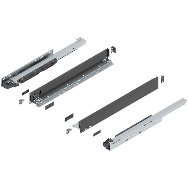 Blum LEGRABOX Drawer System, N-Height, Orion Gray