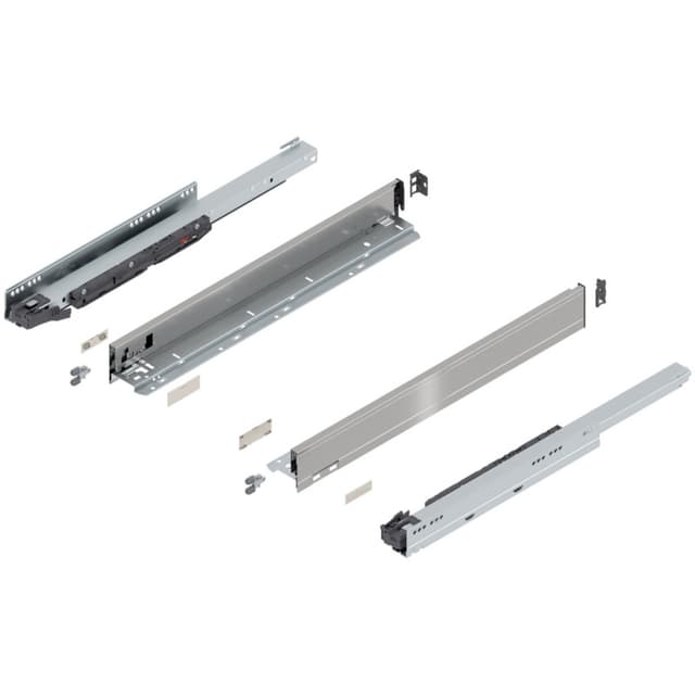 Blum LEGRABOX Drawer System, N-Height, Stainless Steel