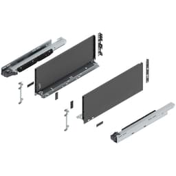 18" Legrabox Drawer System C Height, 7", 170lb Capacity Full-Extension with BLUMOTION, Orion Gray