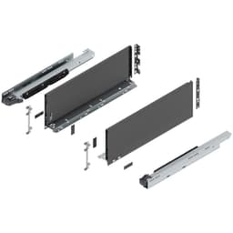 20" Legrabox Drawer System C Height, 7", 170lb Capacity Full-Extension with BLUMOTION, Orion Gray