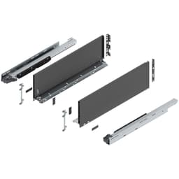 22" Legrabox Drawer System C Height, 7", 170lb Capacity Full-Extension with BLUMOTION, Orion Gray