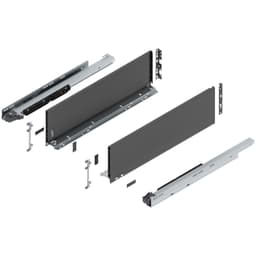 24" Legrabox Drawer System C Height, 7", 170lb Capacity Full-Extension with BLUMOTION, Orion Gray