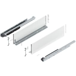 26" Legrabox Drawer System C Height, 7", 170lb Capacity Full-Extension with BLUMOTION, Silk White