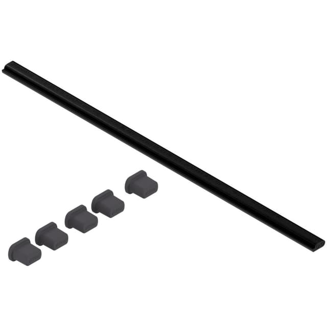 Servo-Drive Synchronization Cable with 5 Cable Protectors, Black, 5/16