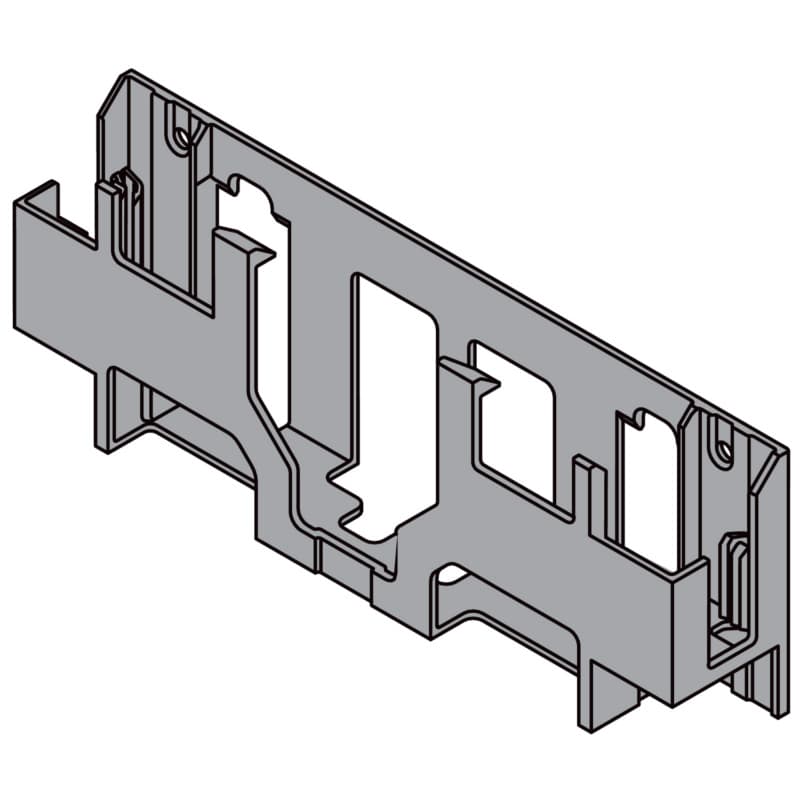 Servo-Drive Wall Mount Bracket for Power Supply, Gray