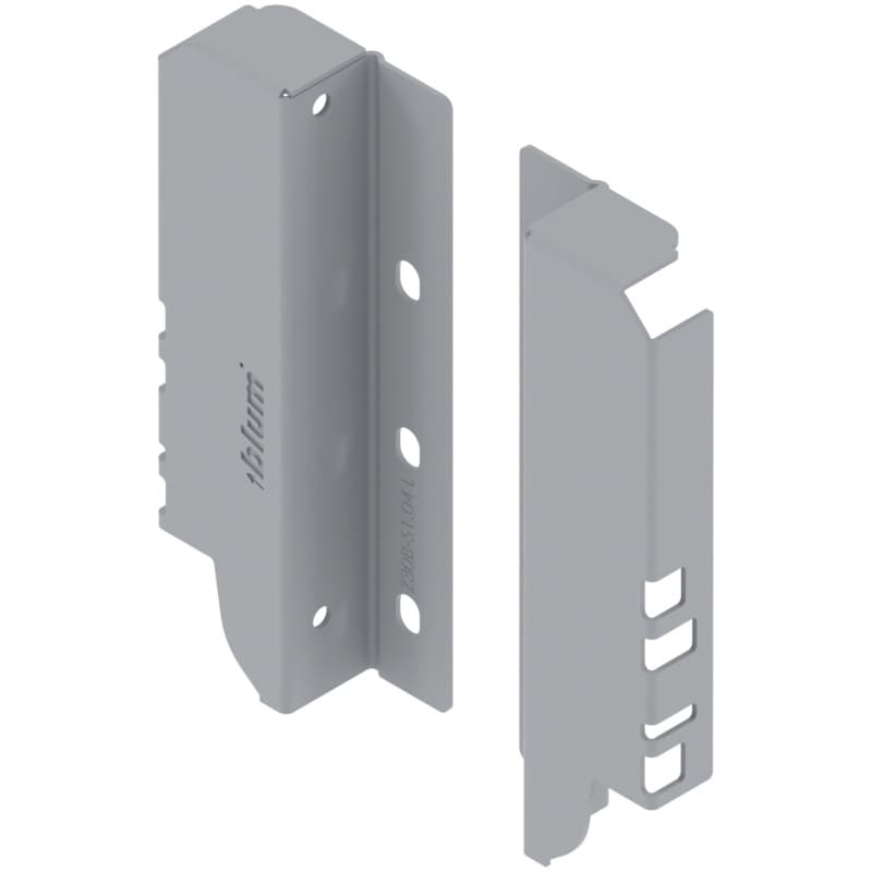 Tandembox Rear Fixing Bracket Set, B-Height, Gray