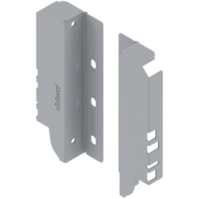 Tandembox Rear Fixing Bracket Set, B-Height, Gray