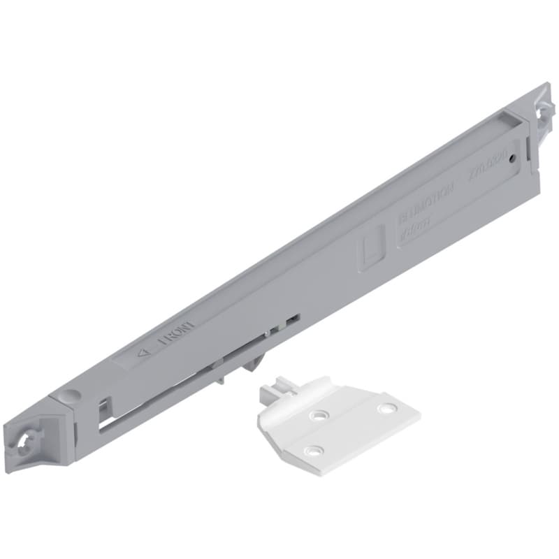 Metabox 320 C15 Blumotion Set, Single Extension, Self-Closing, Gray/White, Bulk Box/100