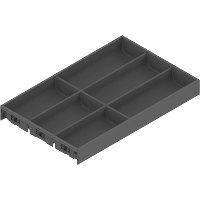 Ambia-Line Flatware Insert for Drawer, M-Height 2", Orion Gray, 20