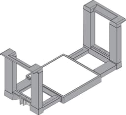 Ambia-Line Adjustable Plate Holder, 6-11/16", Orion Gray Matte