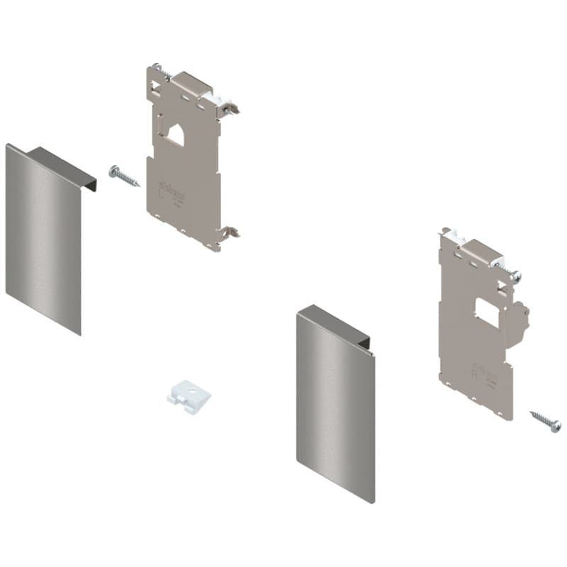 Legrabox Interior Front Fixing Bracket for M-Height 3-9/16", Stainless Steel