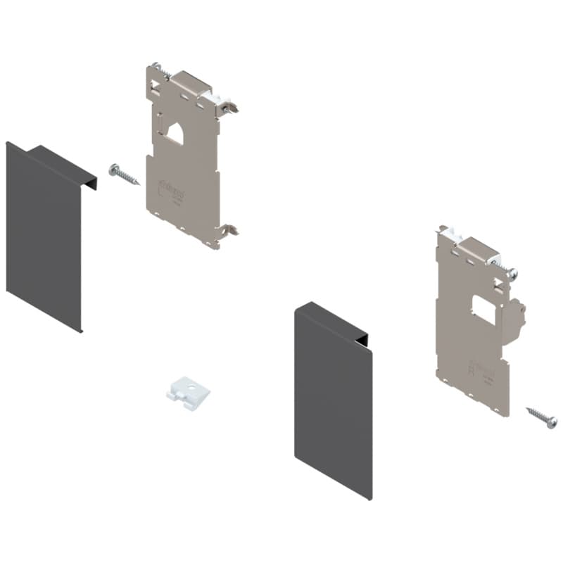 Legrabox Interior Front Fixing Bracket for M-Height 3-9/16", Orion Gray