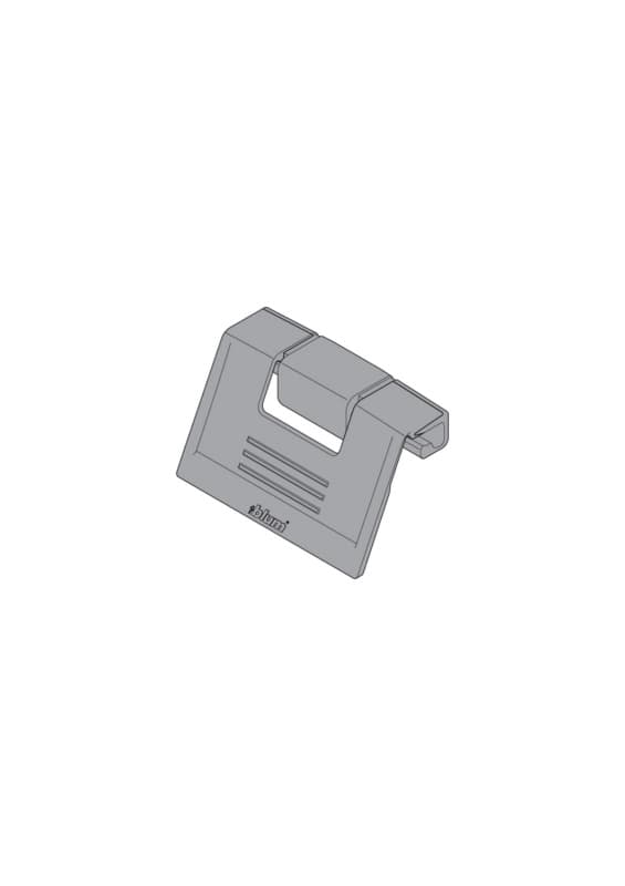 Tandembox Interior Drawer Handle, Dust Gray
