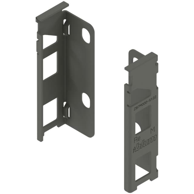 Legrabox Rear Bracket for M-Height Drawer Members, Orion Gray