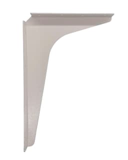 8" x 12" Heavy Duty Workstation Bracket, White Finish (1 Pair)
