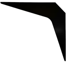 8" x 12" Heavy Duty Workstation Bracket, Black Finish (1 Pair)