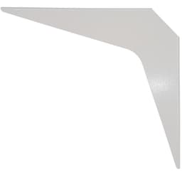 12" x 18" Workstation Bracket, White Finish (1 Pair)