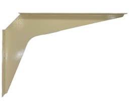 15" x 21" Heavy Duty Workstation Bracket, Almond Finish