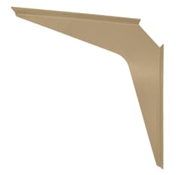 21" x 21" Heavy Duty Workstation Bracket, Almond Finish