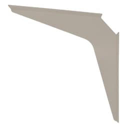 21" x 21" Heavy Duty Workstation Bracket, Gray Finish (3 Pair)