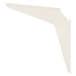 21" x 21" Heavy Duty Workstation Bracket, White Finish (3 Pair)