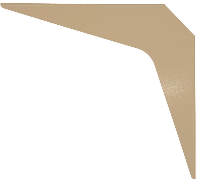 24" x 29" Heavy Duty Workstation Bracket, Almond Finish (1 Pair)