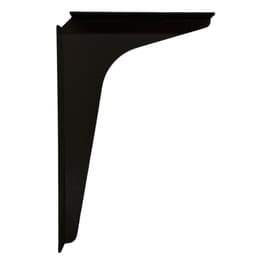 5" x 8" Heavy Duty Workstation Bracket, Black Finish (1 Pair)