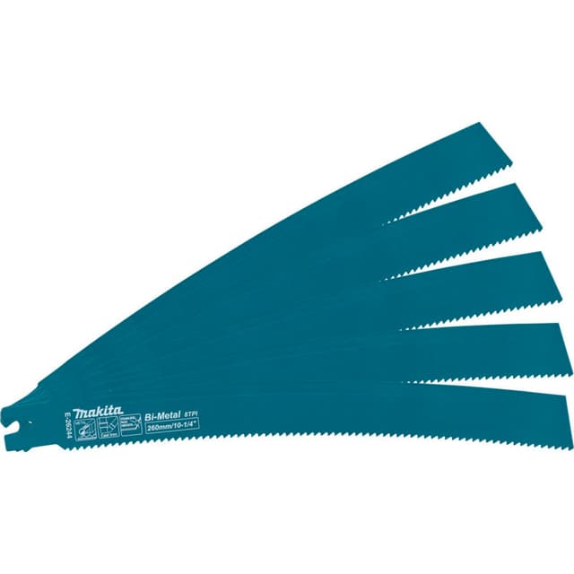 Curved Metal Pipe Cutting Recipro Saw Blade, Makita
