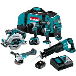 18V LXT 6 TOOL KIT W/BAG 5.0AH, XT616T