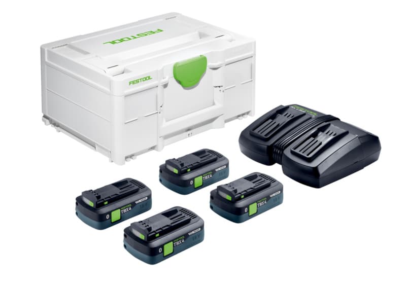 18V 4.0Ah 4 Battery/Charger Starter Pack Energy Set