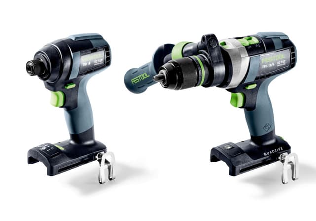 18V Brushless Motor, Bare Cordless Impact Driver and Hammer Drill 2 Tool Set