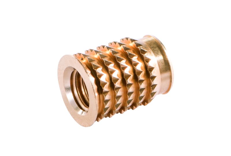 Cabineo 8 M6 x 12.3mm Insert Nut, Brass (100/Box)