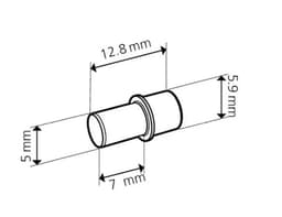 CABINEO X SHELF SUPPORT 05MM BOX 500, 186386
