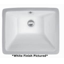 Vitreous China Undermount Single Bowl Vanity Sink, 17" x 13-3/4" x 5-1/2", Bisque