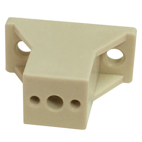 Drawer Slide Spacer, 1-1/2", Almond, 100/Box