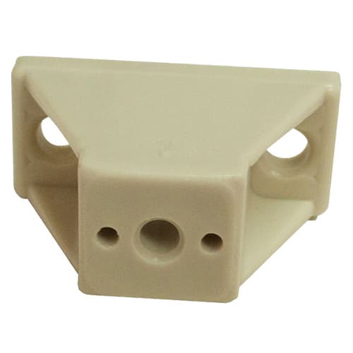 Drawer Slide Spacer, 1-1/4", Almond, 500/Box