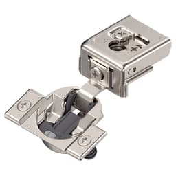 COMPACT CLIP 31C3 110° Opening Wrap-Around Face Frame Hinge,45mm Borin Pattern, Soft-Closing, 1" Opening, Press-In