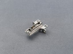 Face Frame Clip Mounting Plate for Woodscrew, Nickel-Plated, 5mm