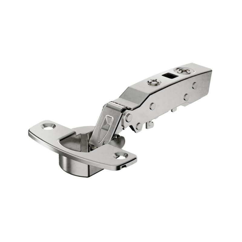 Sensys 8645i 110° Opening Euro Face Frame Hinge, 45mm Boring Pattern, Soft-Closing, Full Overlay, Screw-On