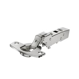 Sensys 8646i 110° Opening Thin Door Hinge, 45mm Bore Pattern, Self-Closing, Half Overlay, Nickel-Plated, Screw-On