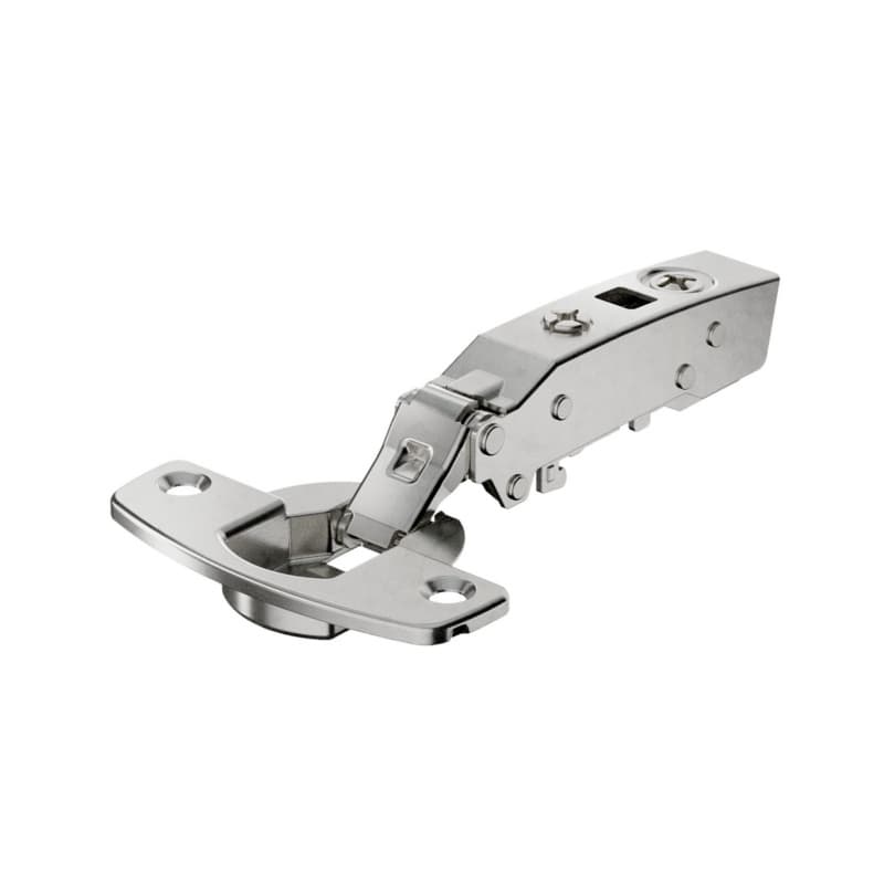 Sensys 8646i 110° Opening Thin Door Hinge, 45mm Bore Pattern, Self-Closing, Overlay, Nickel-Plated, Screw-On