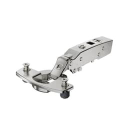 Sensys 8646i 110° Opening Thin Door Hinge, 45mm Bore Pattern, Self-Closing, Overlay, Nickel-Plated, Expando