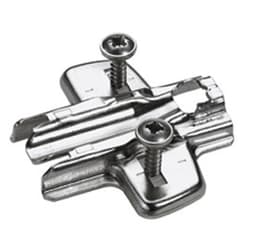 Adjustment Cross Mounting Plate with Locating Pin/Special Screw, Nickel-Plated, 0mm
